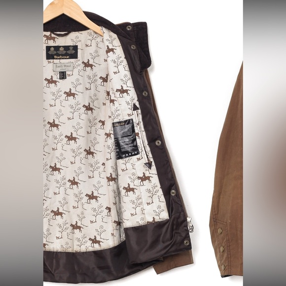 Barbour x Emily Bond Horse Print Ferndown Wax Jacket – UK 16 (US 12) - Picture 2 of 7